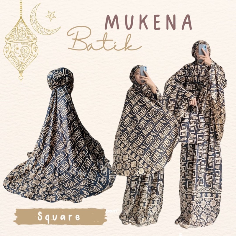 MUKENA BATIK RAYON // MUKENA KATUN RAYON // MUKENA DEWASA