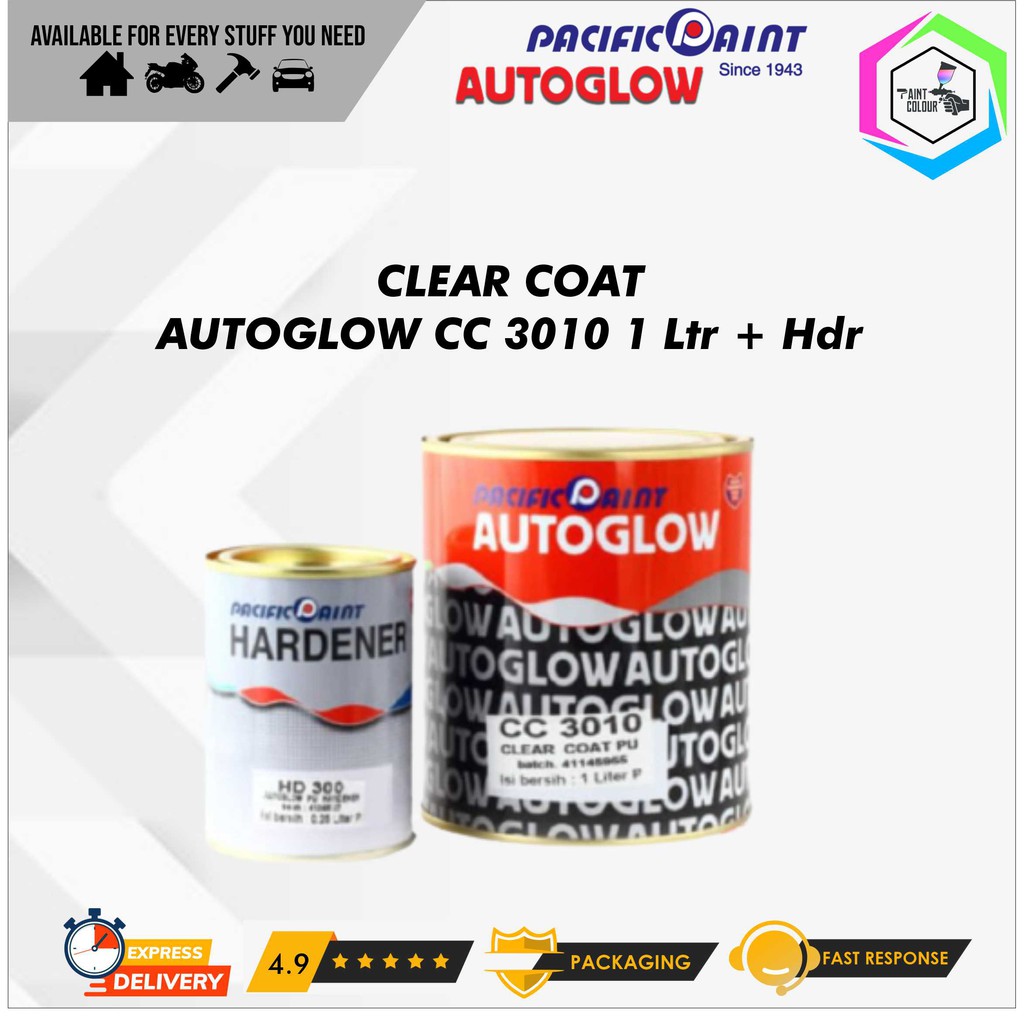 Clear Coat Autoglow 3010 1 liter /Pernis/Clearcoat/Coat