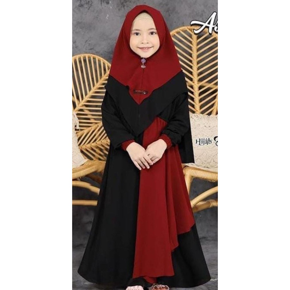 Gamis anak perempuan INAYA SYAR'I KIDS Outfitbajumurah