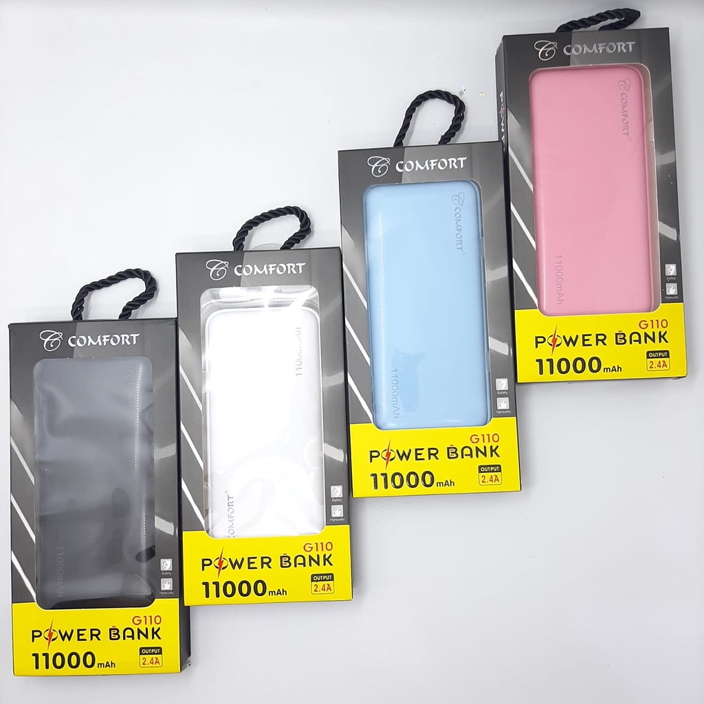 Power Bank Comfort G110 11000 mAh Dual USB LED Torch