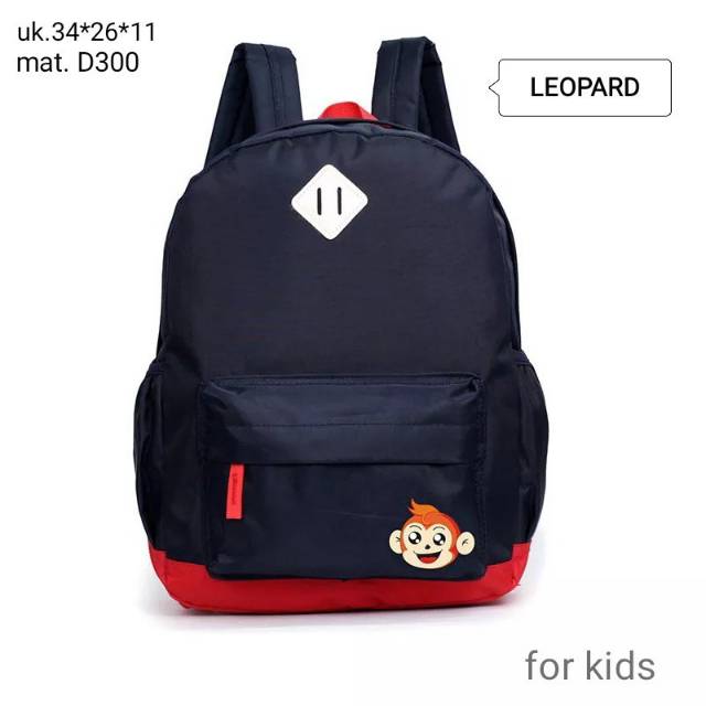 BACKPACK ANAK /BACK TO SCHOOL / RANSEL SEKOLAH ANAK CARACTER MONKEY / DINIR 300 /LOKAL  / HIGHT QT01