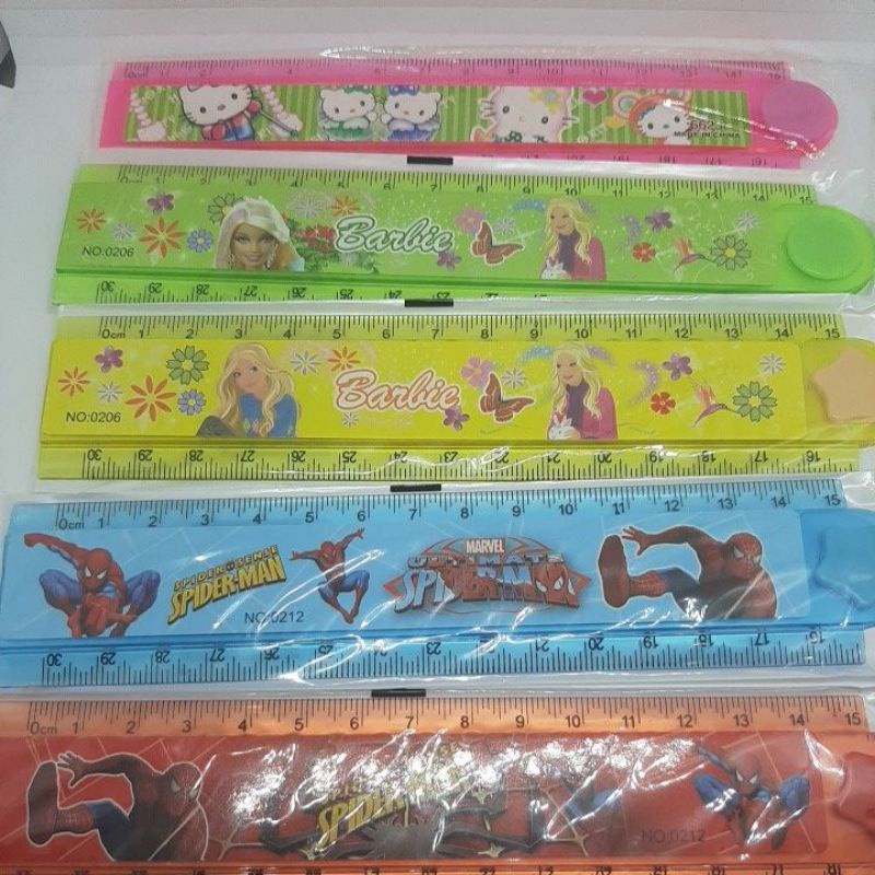 

Penggaris plastik 30cm dilipat