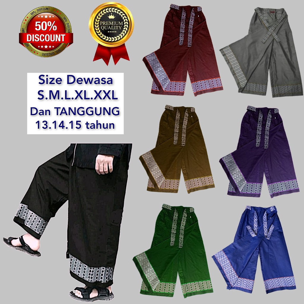 Best Quality Sarung celana celana sarung dewasa dan anak sarcel premium sarung instan