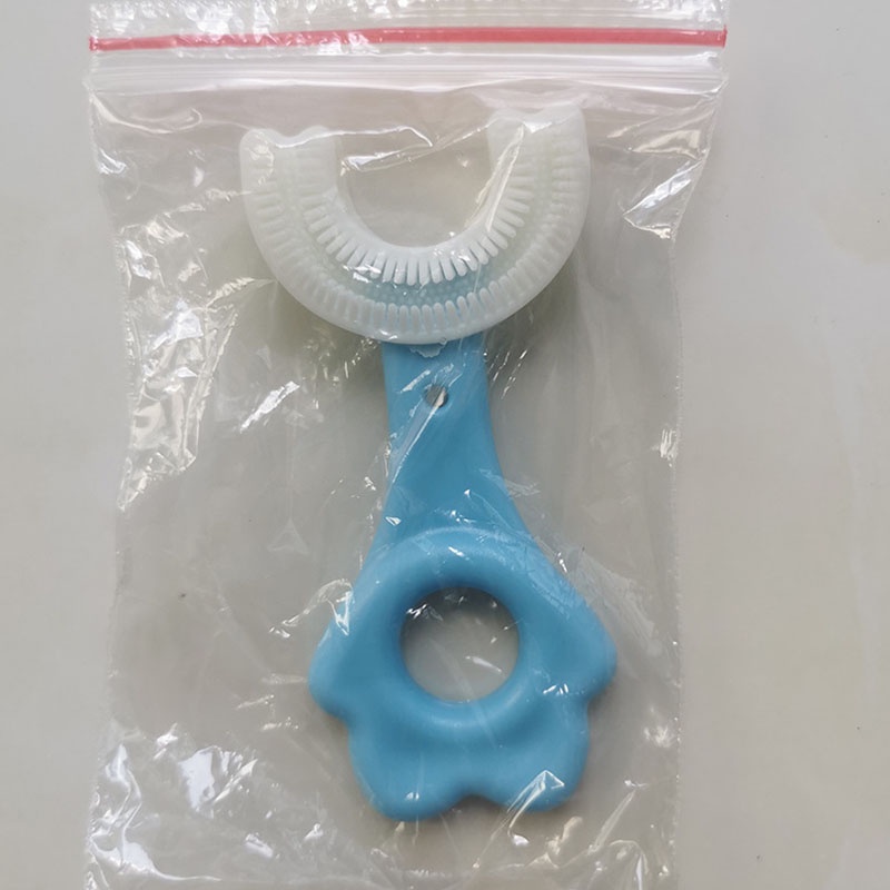 Sikat Gigi Silikon Bayi Anak Bentuk U/ Tooth Brush Baby Silicon Type U 360° Sikat Gigi totall