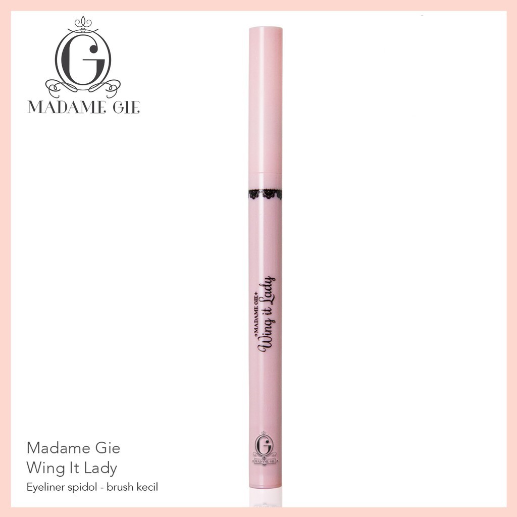 DOMMO - D8041 Madame Gie Wing It Lady - MakeUp Eyeliner Black Waterproof