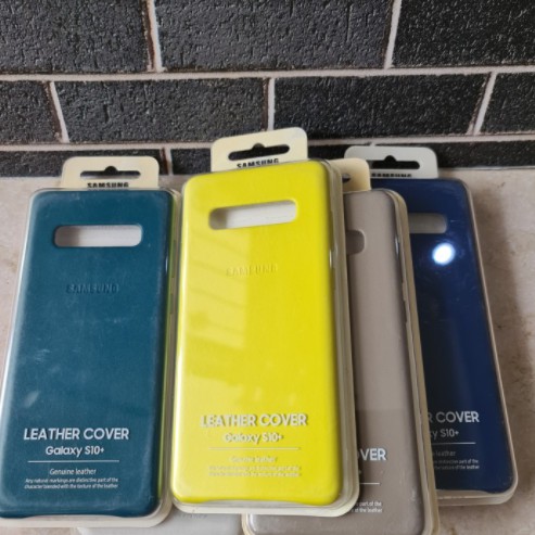 SAMSUNG LEATHER COVER GALAXY S10 PLUS CASE ORIGINAL RESMI SEIN