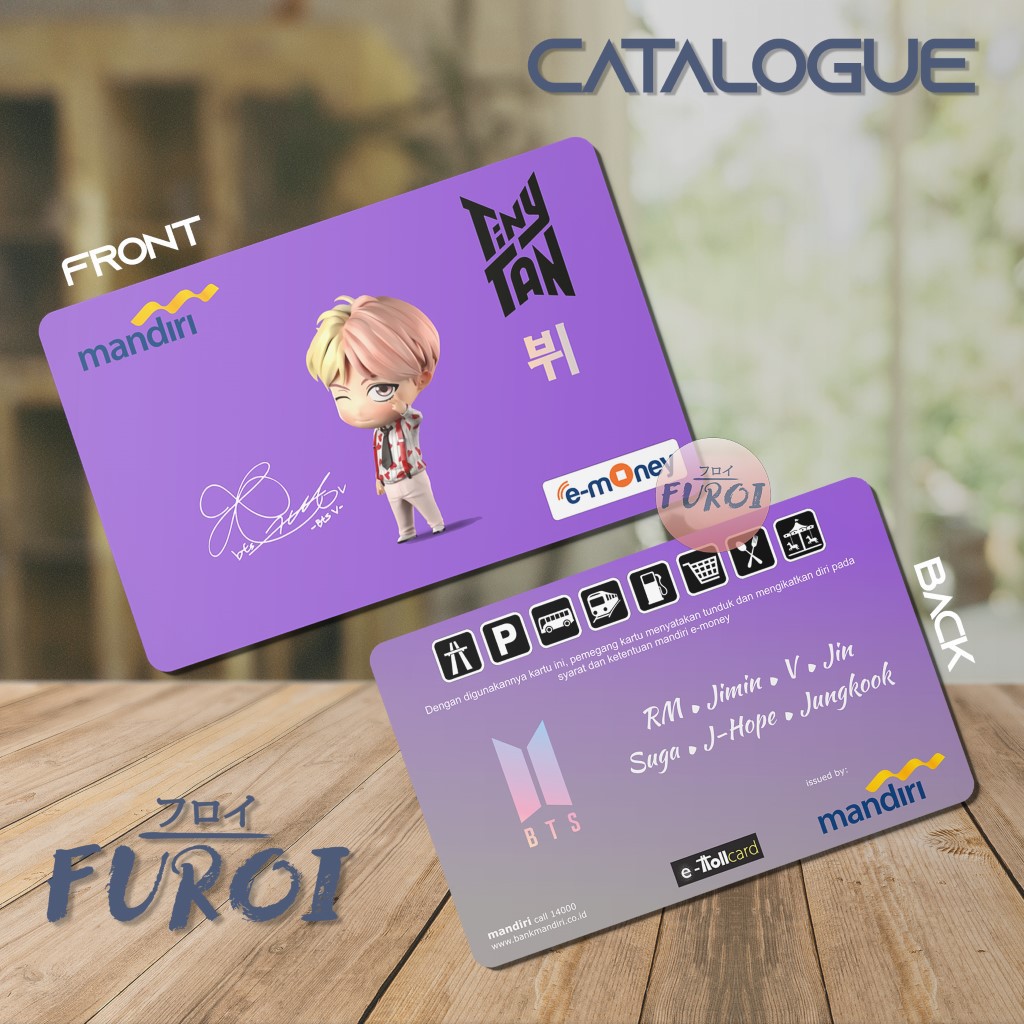 Custom Flazz BCA | Custom Emoney Mandiri | BTS Tiny Tan Members