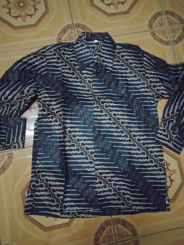 New Kemeja Batik Pria Atasan Modern Murah Seragaman Terus