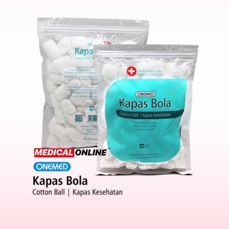 KAPAS BOLA KAPAS KESEHATAN ONEMED MEDICAL ONLINE MEDICALONLINE