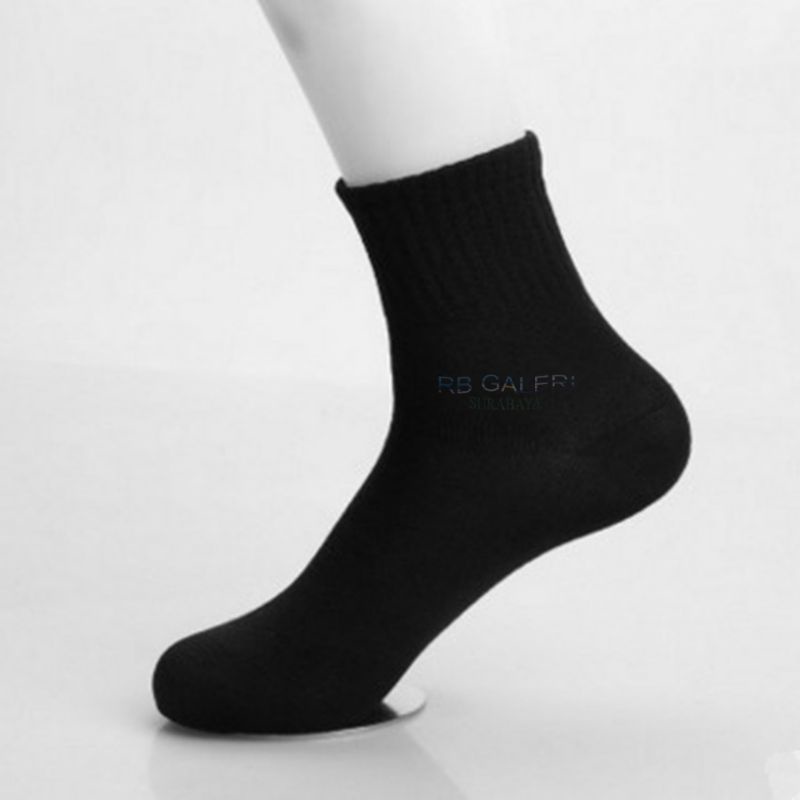 KAOS KAKI PENDEK DI ATAS MATA KAKI POLOS PANJANG KAOS KAKI KANTOR ANKLE SOCK UNISEX FASHION SOCK RB-4