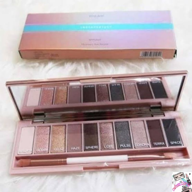 ☃Cutezz_Ching1☃Wardah Instaperfect Spotlight Chromatic Eye Palette 10g