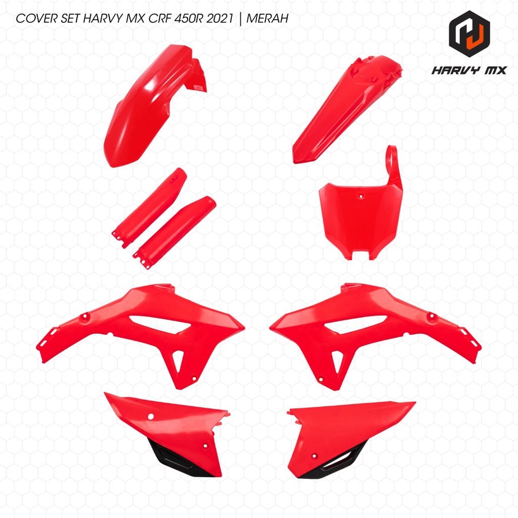 Cover Body Trail Set CRF 150L 450R 21 ++ Coverset CRF 150 L 2018 CRF 450R 2021 HARVY MX TERBARU PNP CRF 150L / 450R