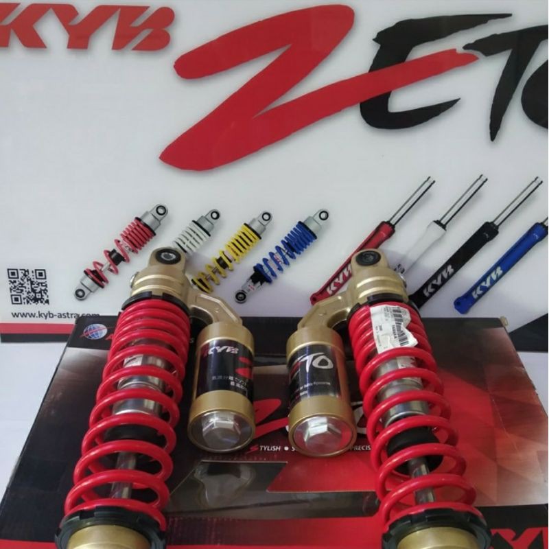 SHOCKBREAKER YAMAHA AEROX 155 TABUNG .KYOS-ZT1190ZTYPE Z WITH SUBTANK
SPRING ADJUSTER
Original KYB