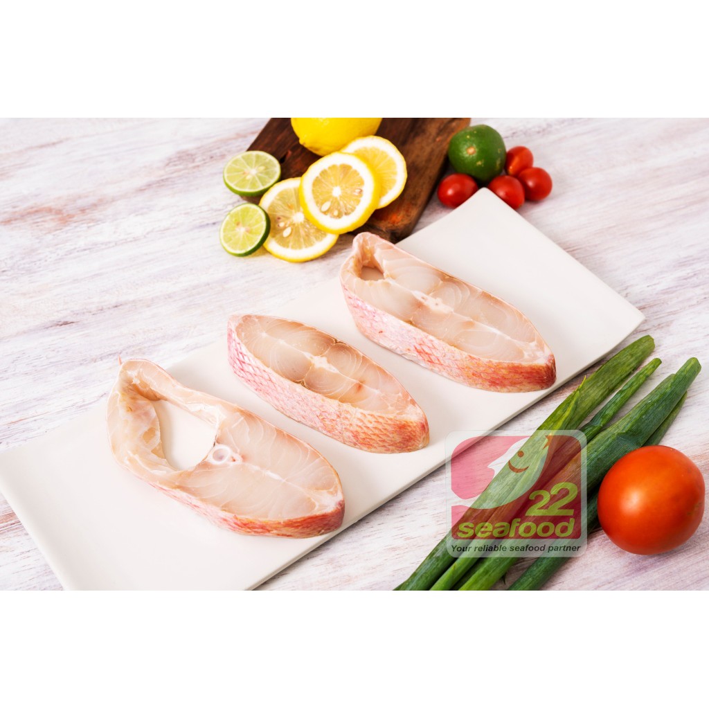 

Kakap Merah Steak 500 gram / Red Snapper Premium Quality / Seafood 22