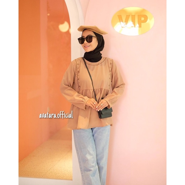 Blouse Wolvis Bordir Catline Avatara