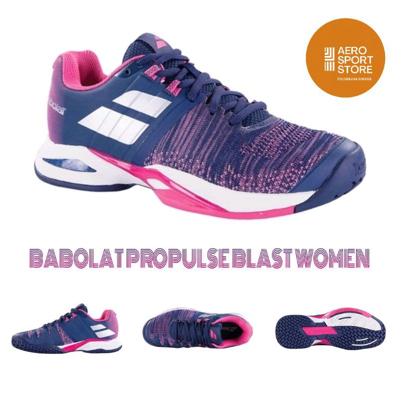 [ SEPATU TENIS LAPANGAN WANITA BABOLAT PROPULSE BLAST ]