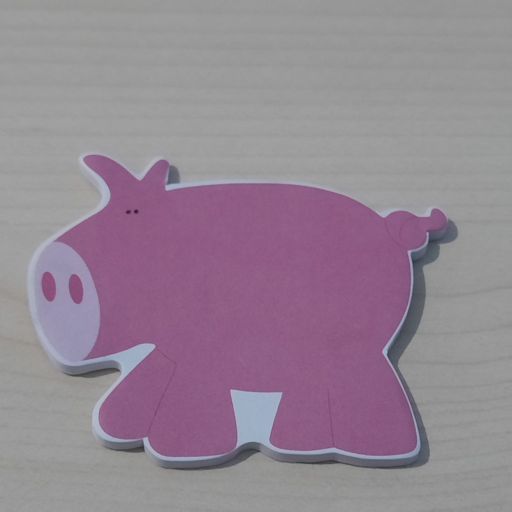 

Sticky Notes/ Pembatas Buku Pig 1 Set Isi 20 Pcs (7 cm x 7 cm)