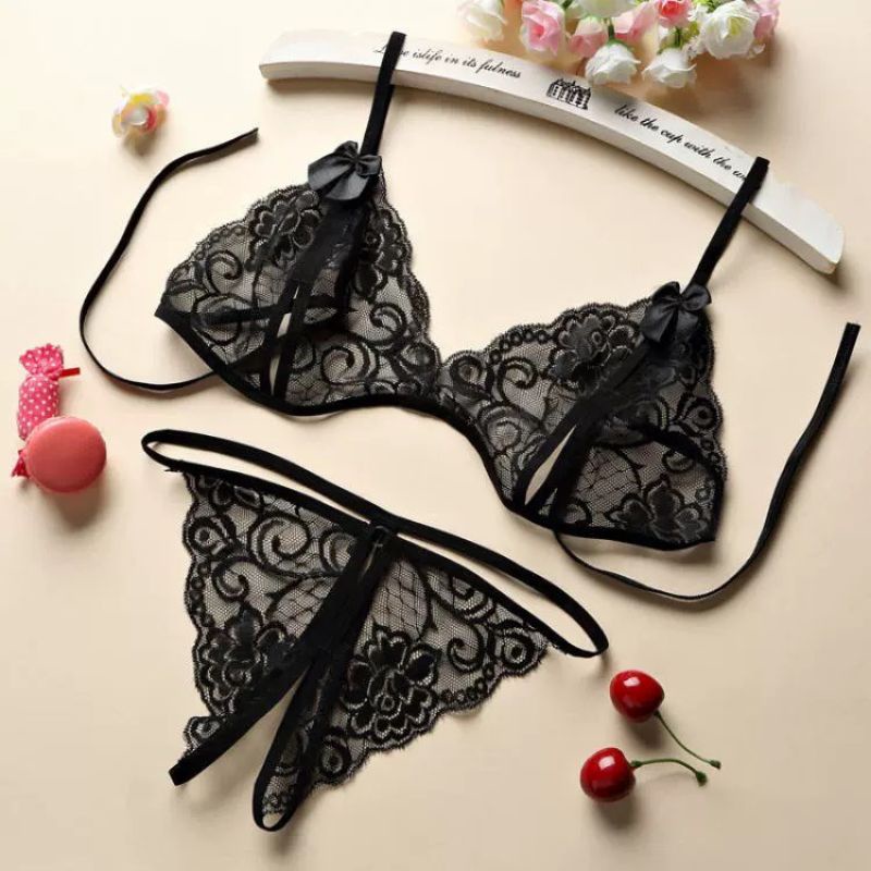 Jual Lingerie Sexy Set Bra Dan Celana Dalam Sexy G String Sexy Lingeri Lingerie Sexy 9092