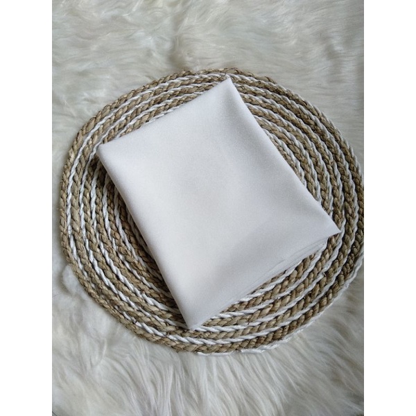 PASMINA / Pashmina sabyan || pasmina Diamond Italiano 170x75cm PART 2/hijab-Broken White