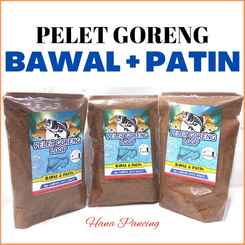 pelet goreng bawal,patin