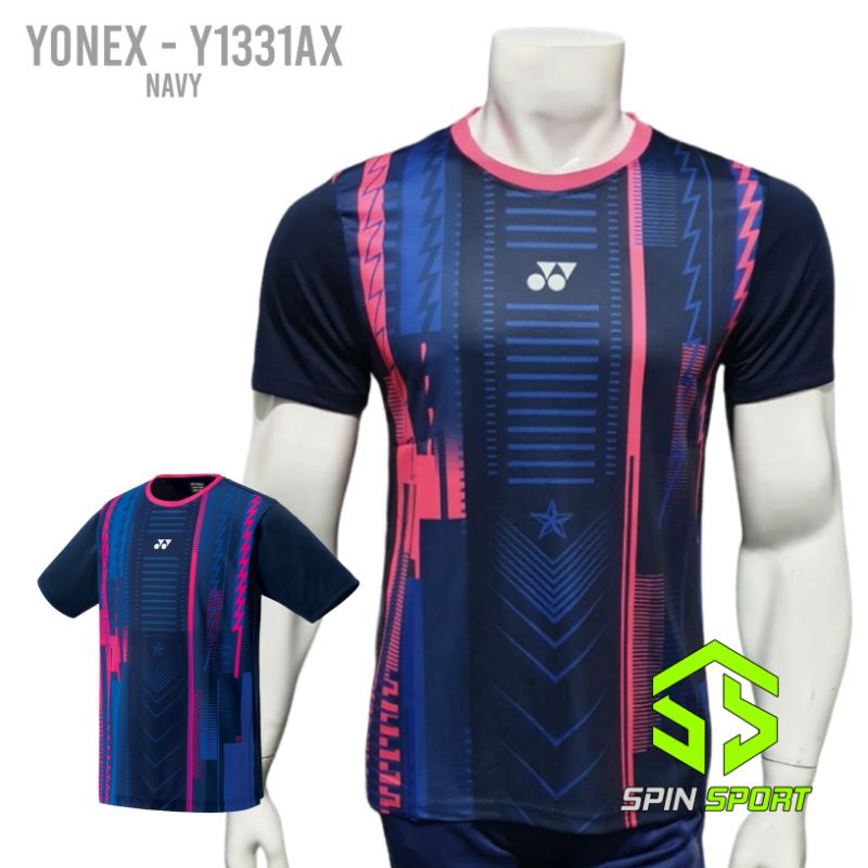 [Y1331AX Navy] The Minions Baju Badminton YNX Import Go Premium Terbaru Kaos Bulutangkis Jersey Kaus