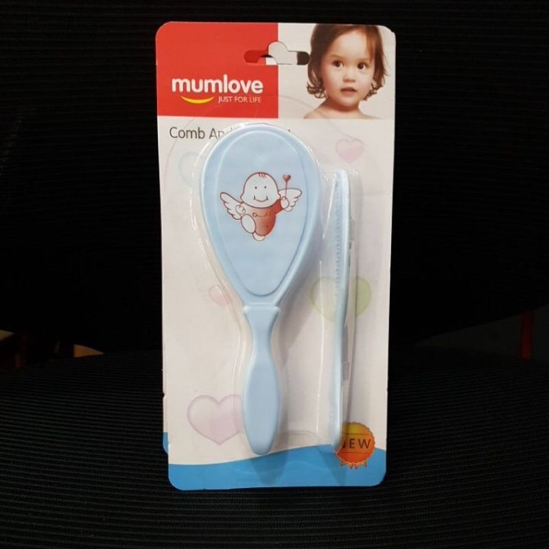 Sisir bayi dan sikat Mum love / baby comb and brush set A23