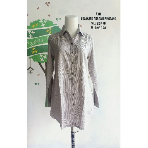 Kemeja Tunik Wanita Remaja Dewasa Exit
