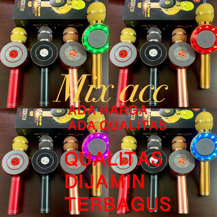 Mic Karaoke Bluetooth Wireless WS668 High Quality ~ AS0637