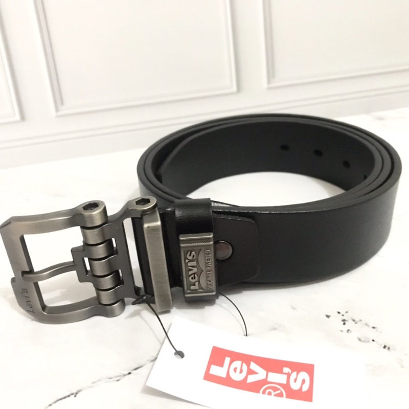 ikat pinggang pria kulit asli best seller genuine leather gesper pria kepala robot