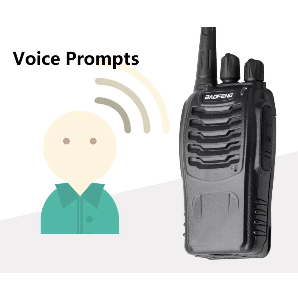 BAOFENG BF-888s - Single UHF Radio Walkie Talkie - Set Isi 2pcs