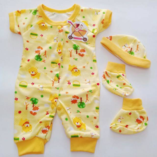 OVERALL VINATA WARNA  FULLPRINT-JUMPSUIT BAYI VINATA 3 IN 1-BAJU KODOK BAYI VINATA-SETELAN KULA