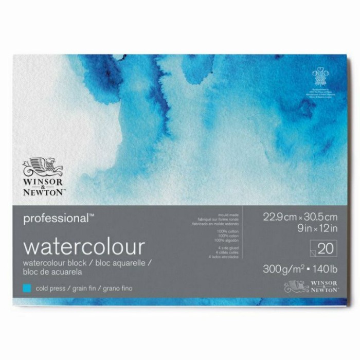 

Produk Terbaru Professional Watercolour Paper Winsor 22.930.5Cm/20 Sheets/300Gsm/Cp