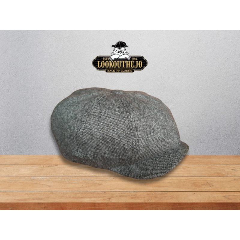 TOPI CLASSIC VINTAGE HATS NEWSBOY CAP MODEL PEAKY BLINDER ORIGINAL LOOKOUTHEJO