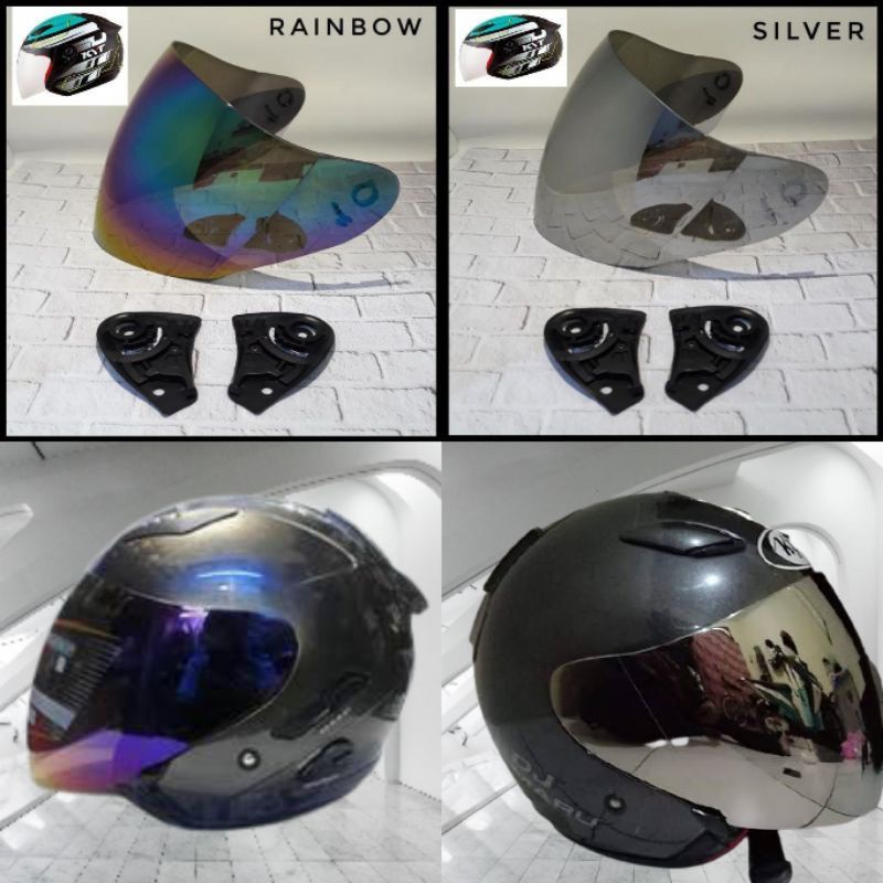 Kaca visor hlem kyt DJ maru KYT galaxy  ink sentro jet G2  centrino G2 galaxio
