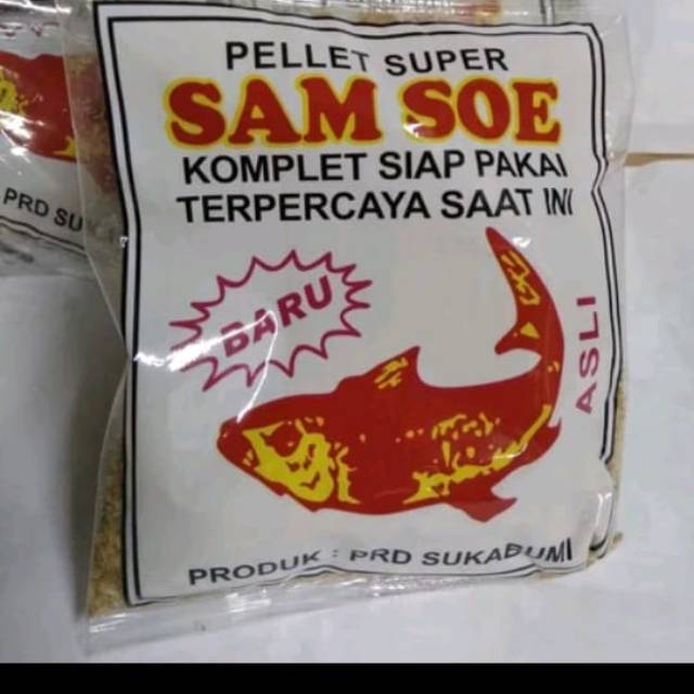 Pelet Sam Soe umpan mancing super samsoe asli sukabumi