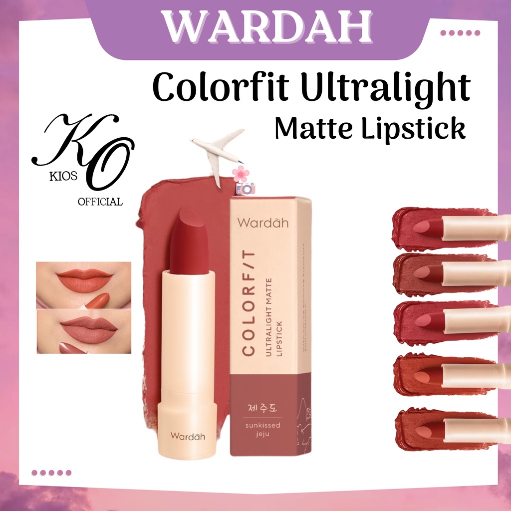 Wardah Colorfit Ultralight Matte Lipstick | Lipstik