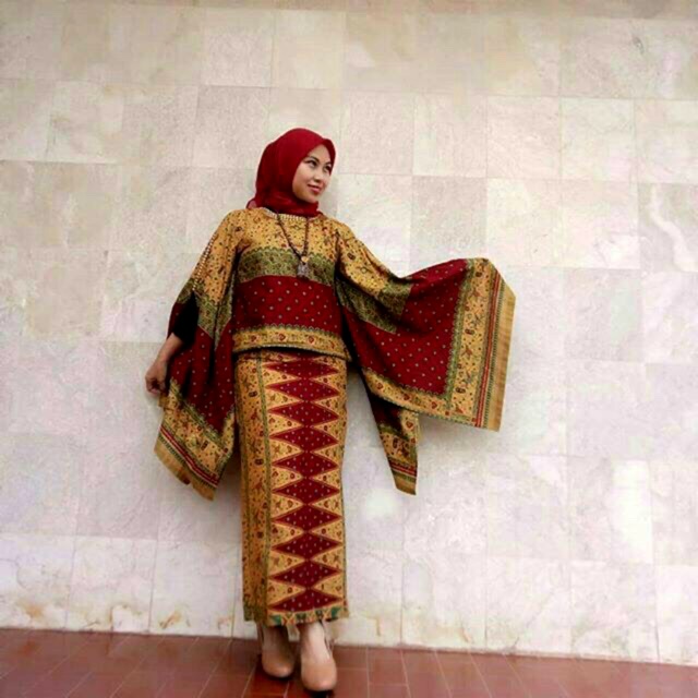 Setelan batik jufri palembang