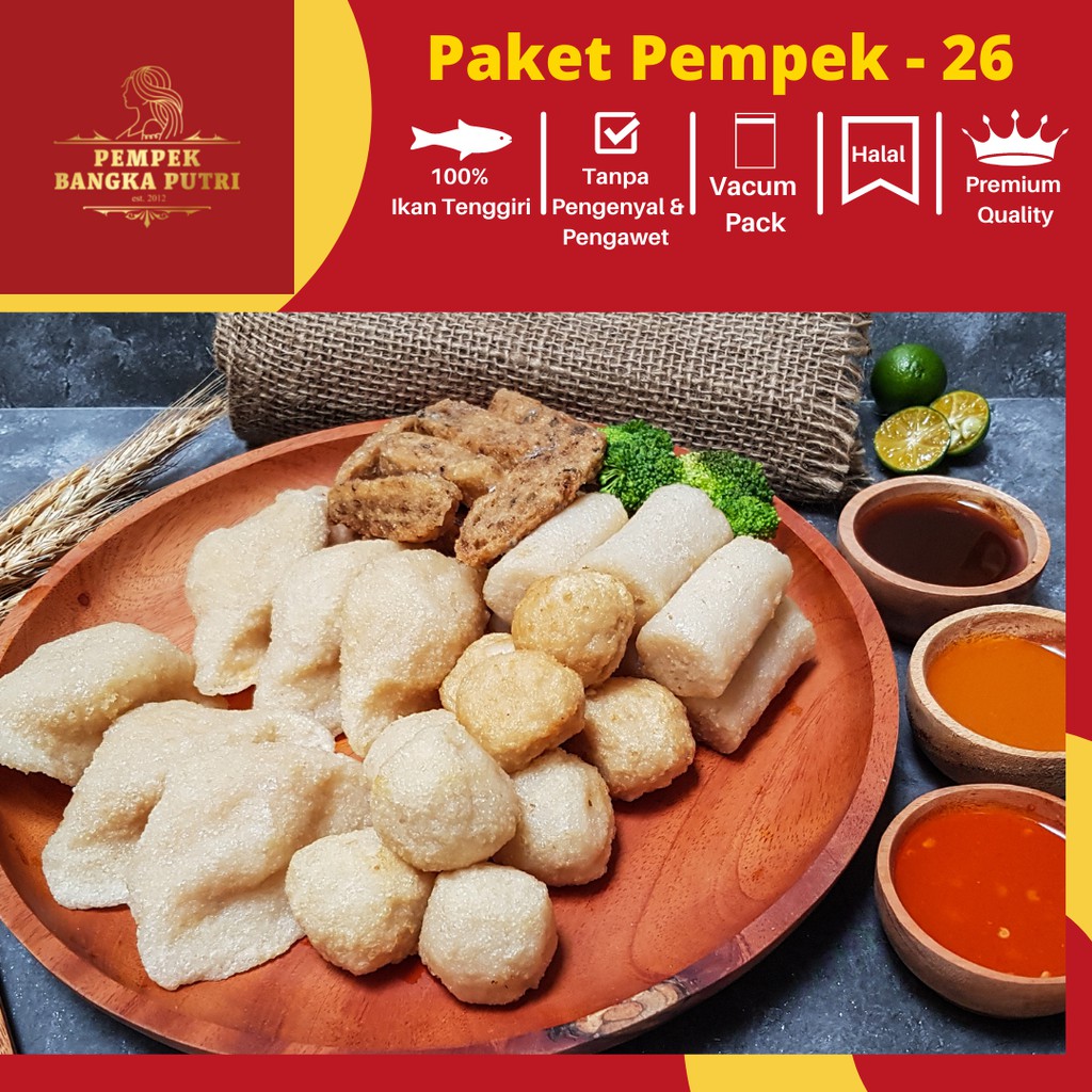 

Pempek Enak Asli Tenggiri 26 pcs