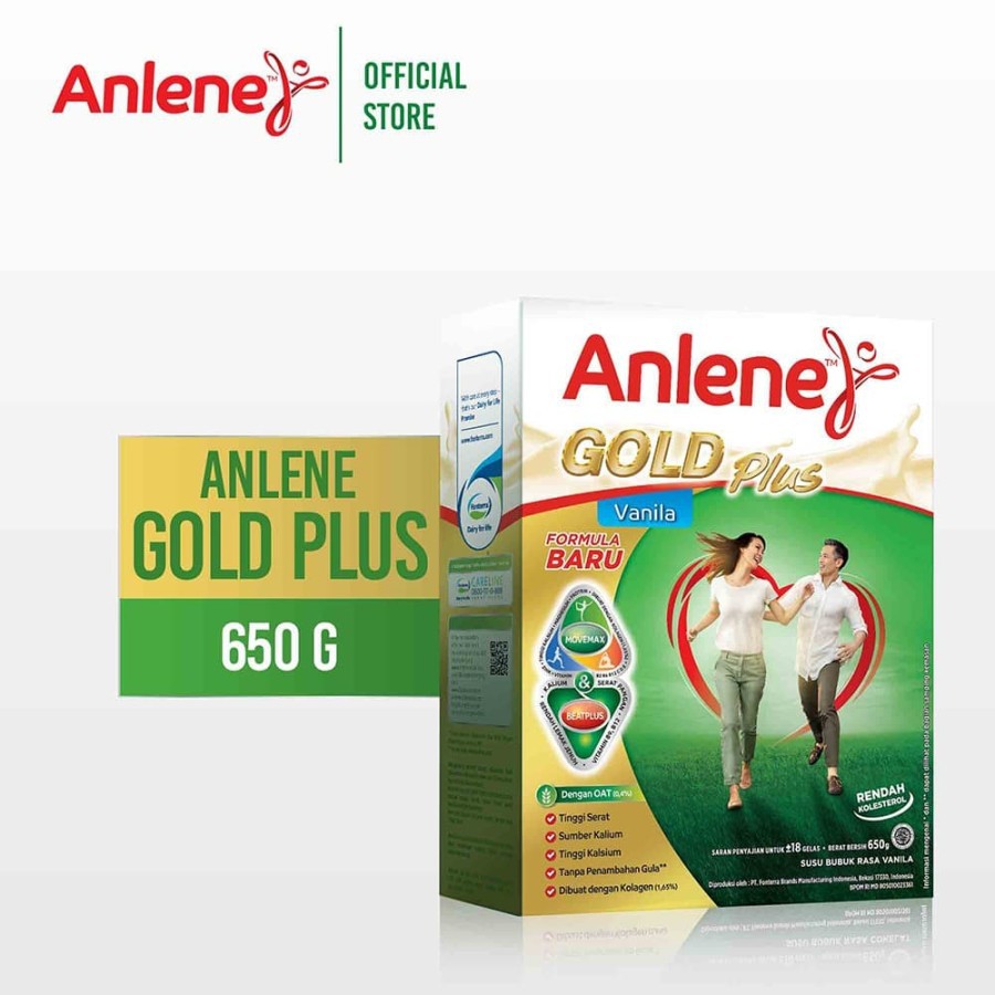 

ANLENE GOLD VANILA 650 GR