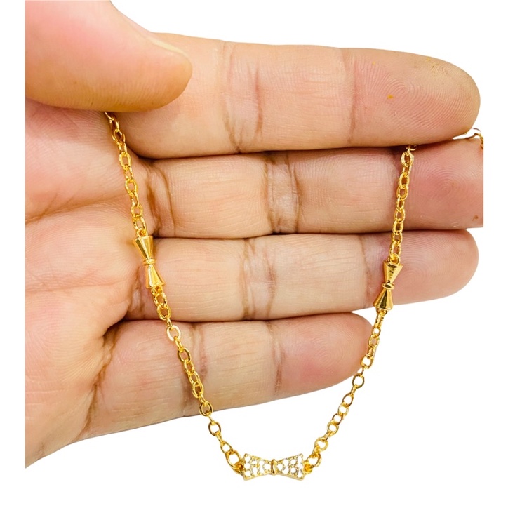 gelang tangan wanita lapis emas//perhiasan pengganti emas//gelang