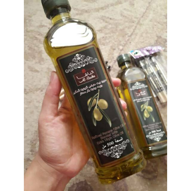 Minyak Zaitun Extra Virgine Olive Oil Al Basha Ori Saudi Shopee Indonesia