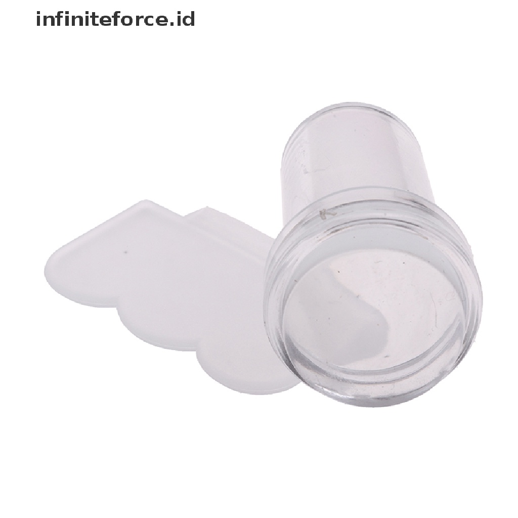 (infiniteforce.id) Stempel Kuku Bahan Silikon Untuk Nail Art