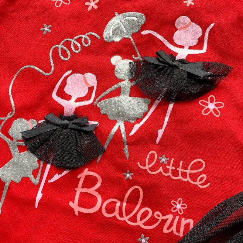 baju anak perempuan baru lahir newborn 0-12 bulan little ballerina tutu pants set