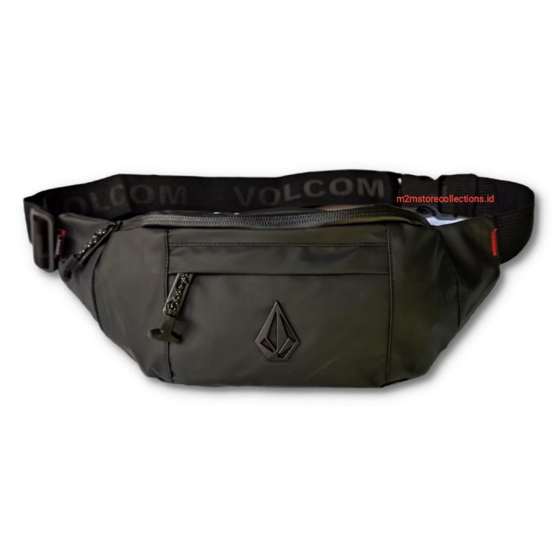 WAISTBAG VOLCOM TAS VOLCOM TAS SELEMPANG VOLCOM WATERPROOF LOGO BESI