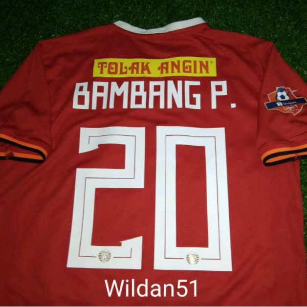 Jersey Persija Home Piala Presiden + Nameset 2019 GO Grade Ori