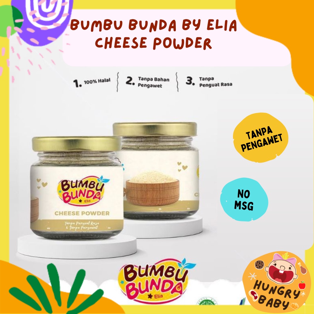 Cheese Powder Bumbu Bunda by Elia / Bubuk Keju MPASI / BB Booster MPASI