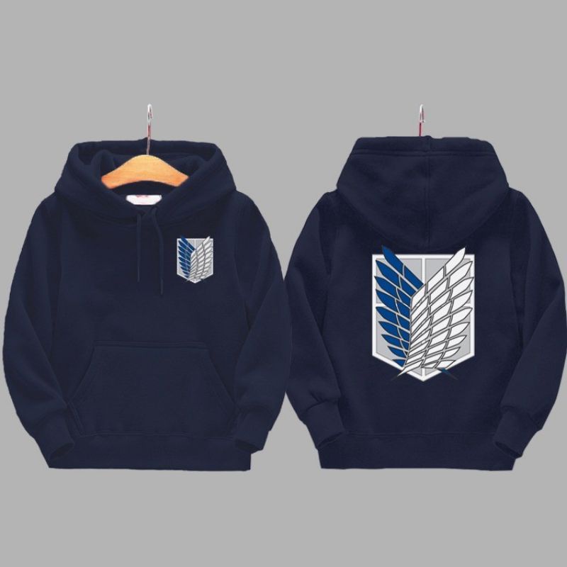 JAKET SWEATER HOODIE ANAK ATTACK ON TITAN ANIME - MUAKCLOTH