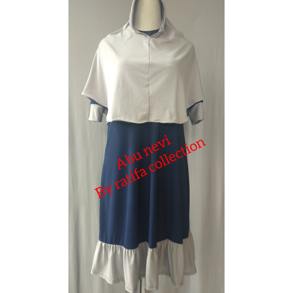 Gamis Anak Jersey Usia1-12tahun inner anak perempuan Ratifa collection