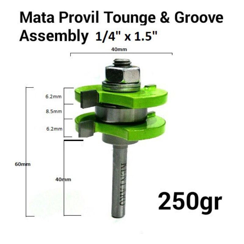 MATA ROUTER/ PROFILE TOUNGE ASEMBLY &amp; GROOVE KENTARO JAPAN QUALITY