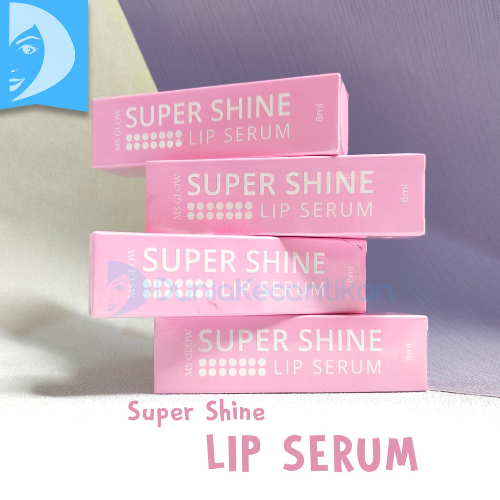 Ms Glow Lip Serum Super Shine / Serum Bibir Ms Glow Super Shine Lip Serum MsGlow